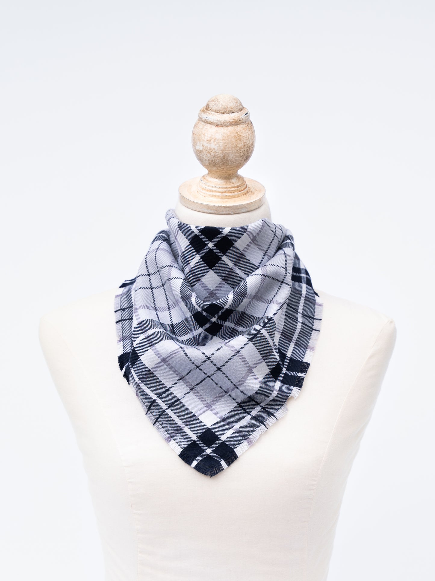 Arctic BlueBerry Tartan Bandana