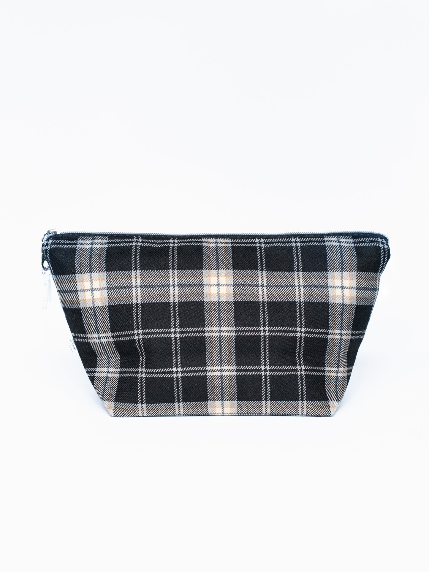 Black Capped Chickadee Tartan Travel Bag