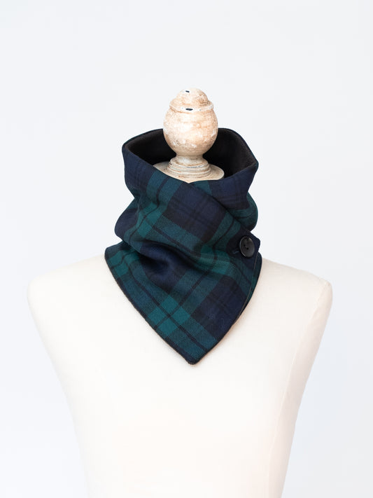Black Watch Tartan Neck Warmer Scarf
