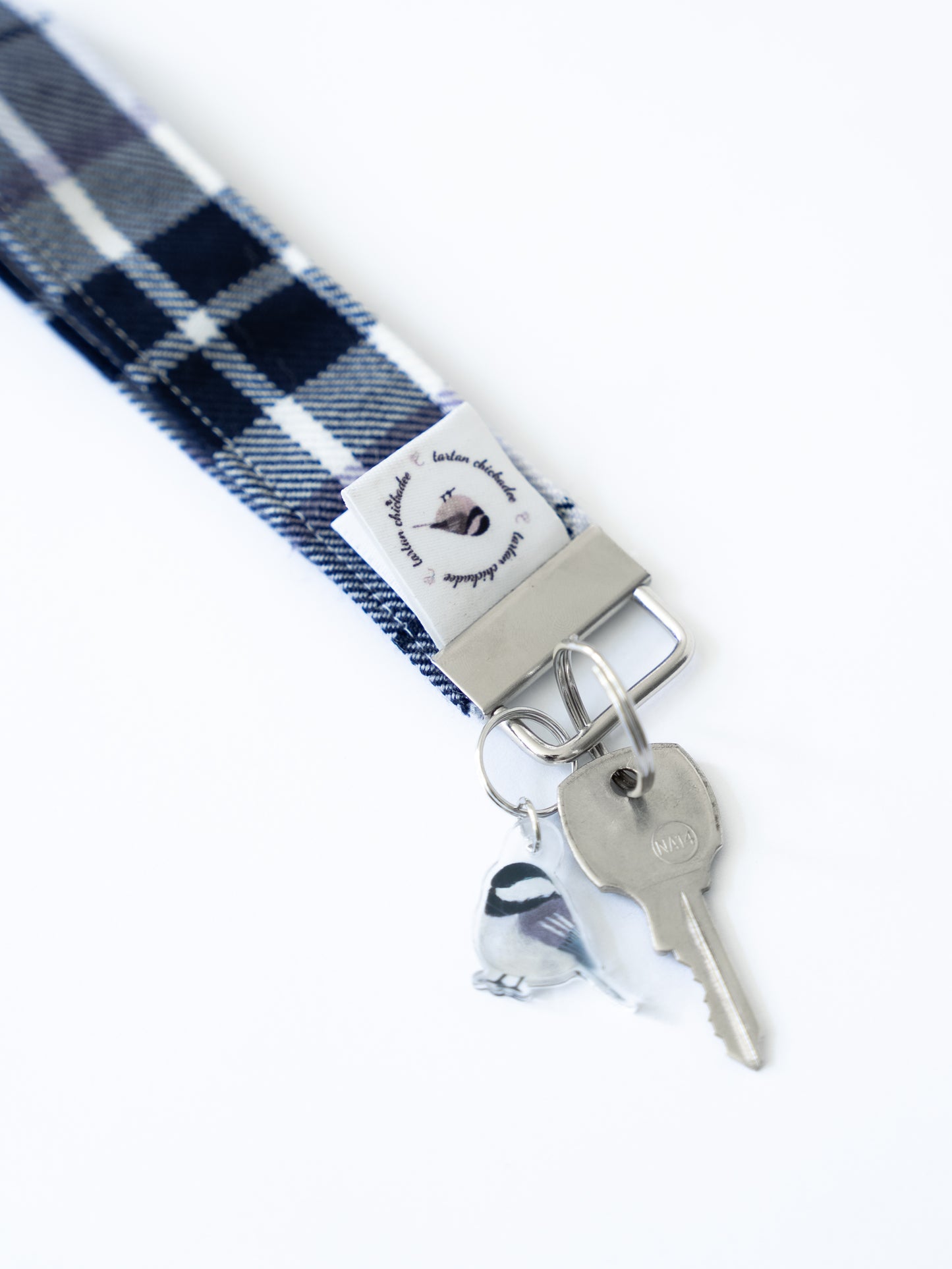 Arctic BlueBerry Tartan Key Fob