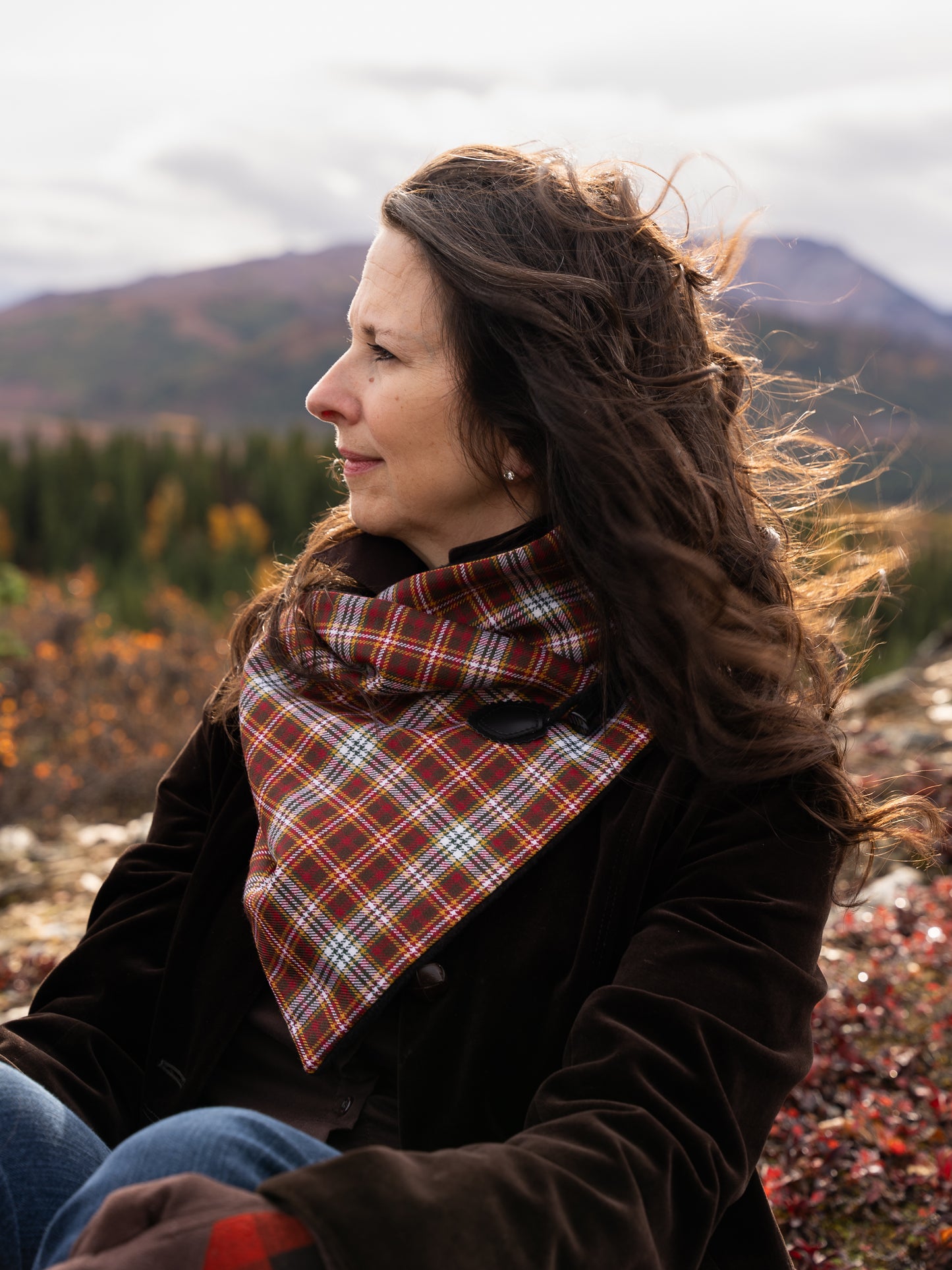 Tundra Twilight Tartan Cowl Neck Warmer