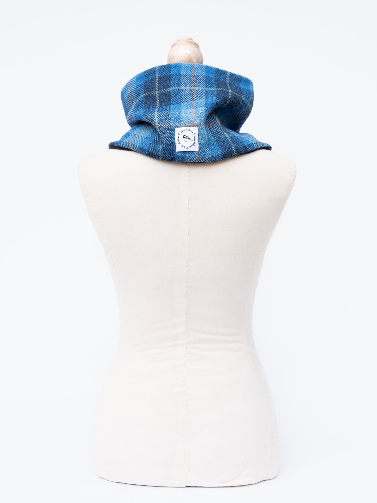 Harris Tweed® Blue Neck Warmer