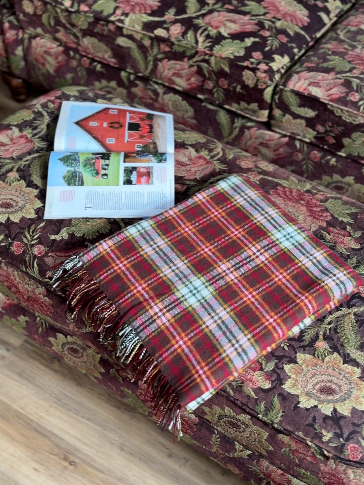 Tundra Twilight Tartan Lap Blanket