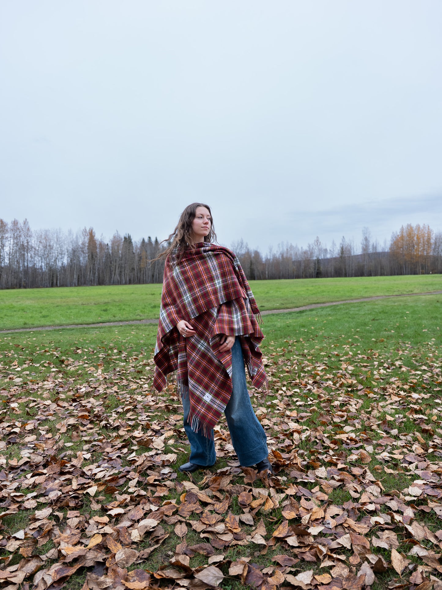 Tundra Twilight Tartan Serape