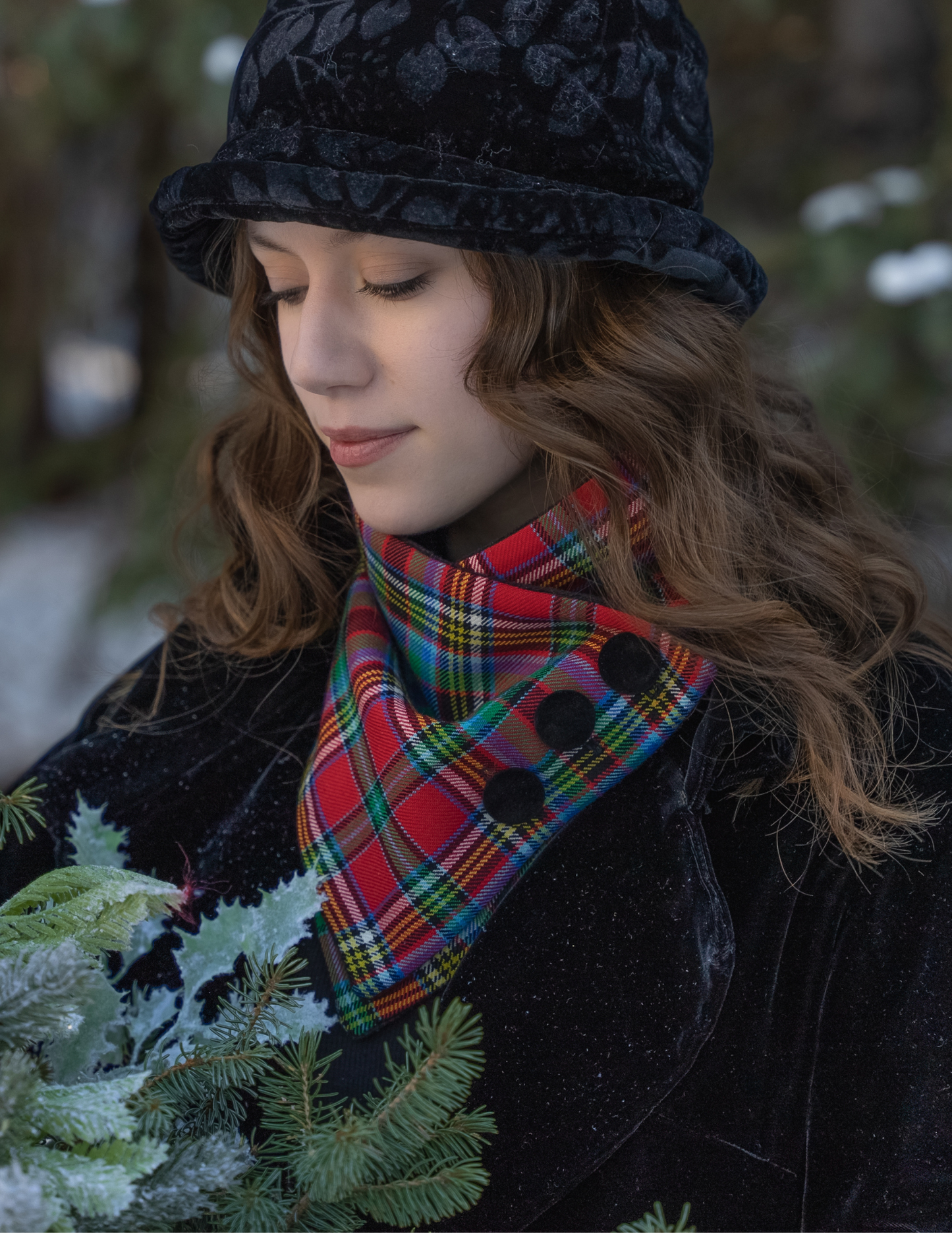 Classic Christmas Tartan Neck Warmer Scarf - Anderson of Ardbrake