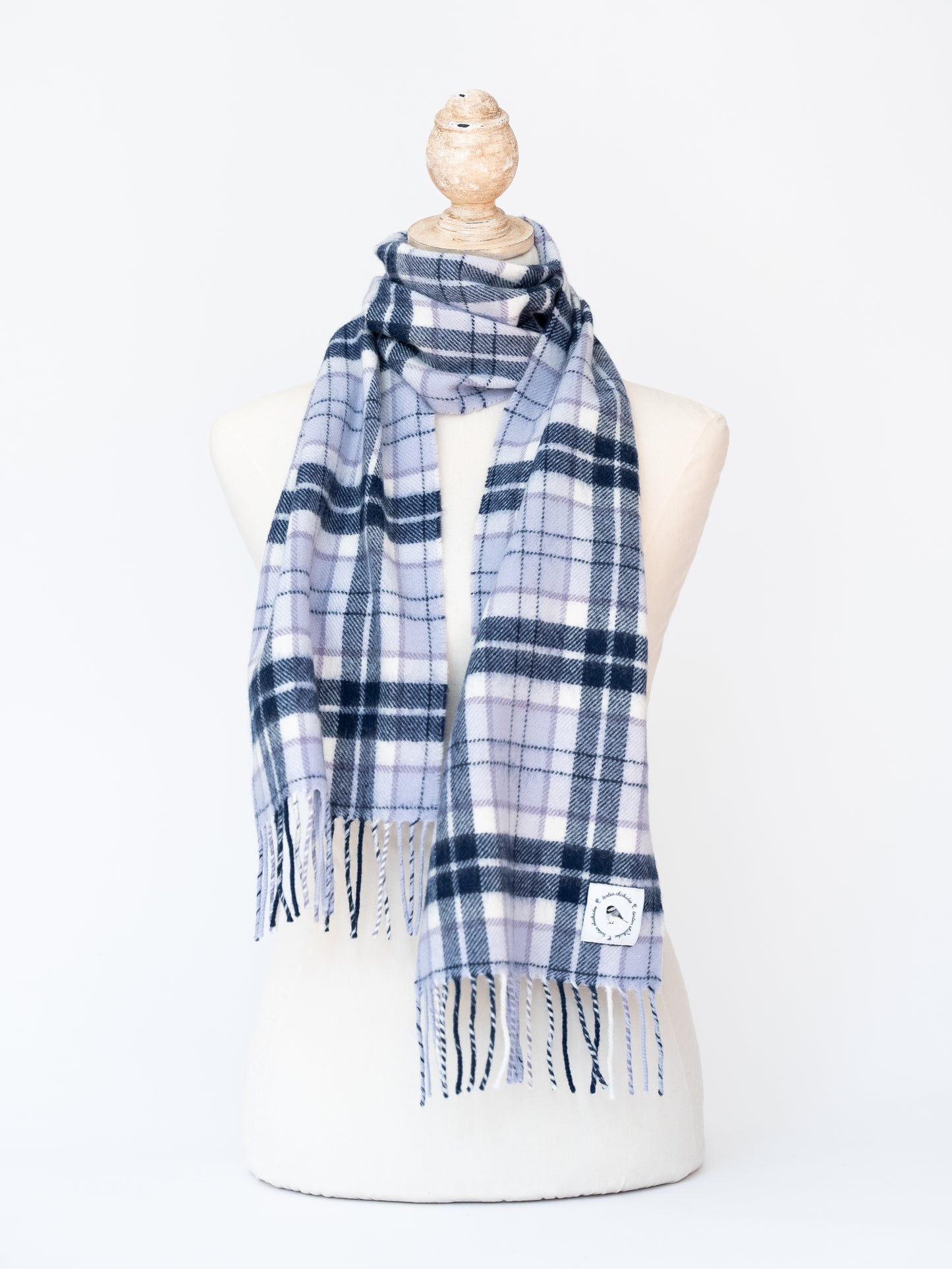 Arctic BlueBerry Tartan Scarf