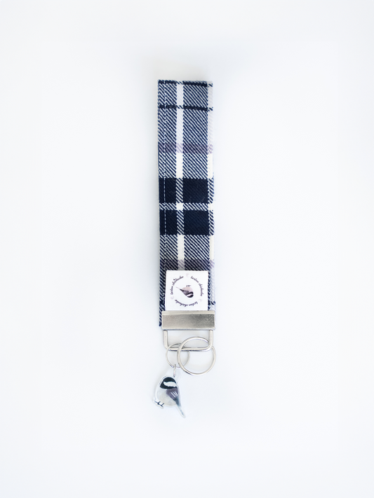 Arctic BlueBerry Tartan Key Fob