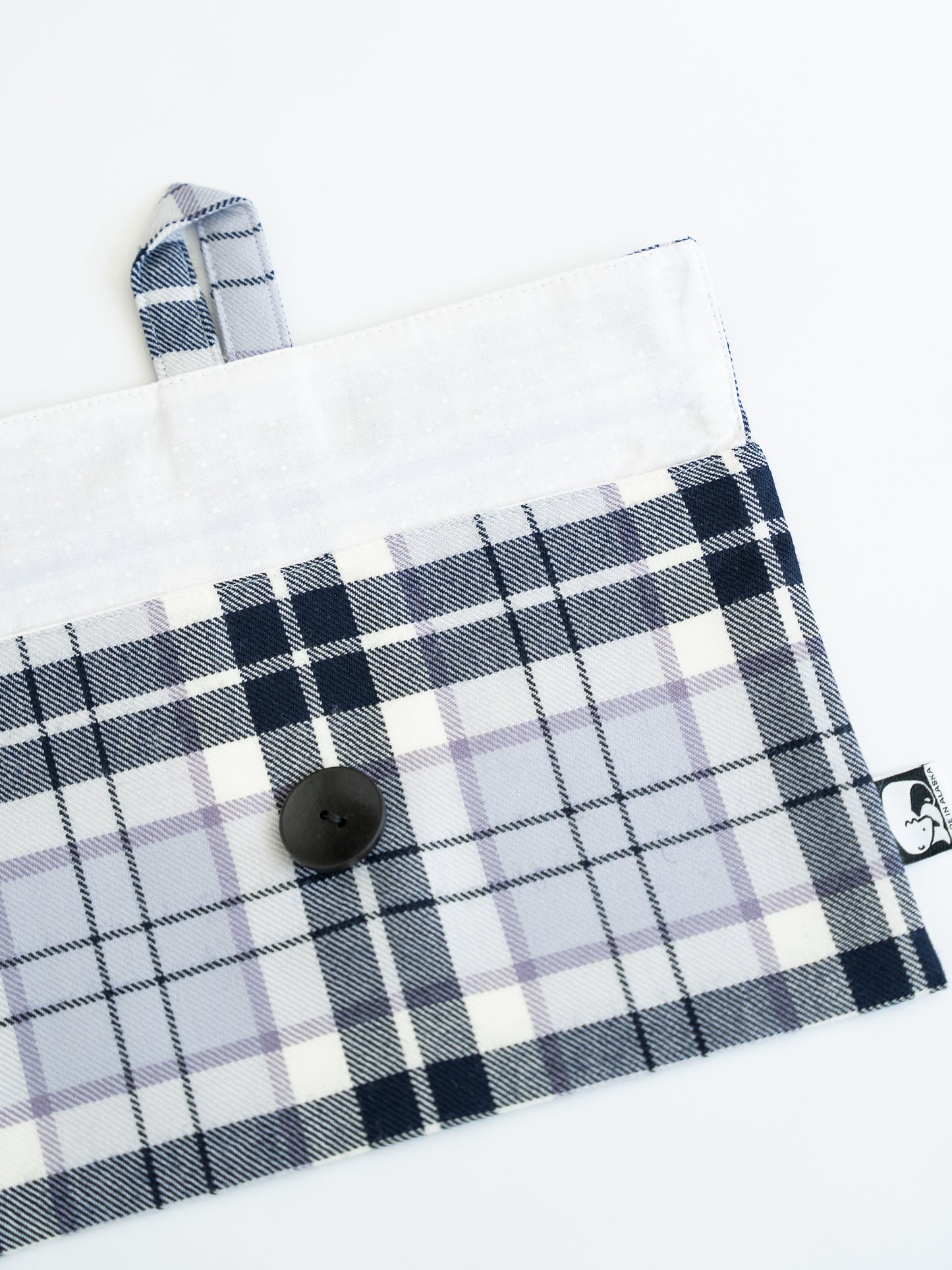 Arctic BlueBerry Tartan Pouch