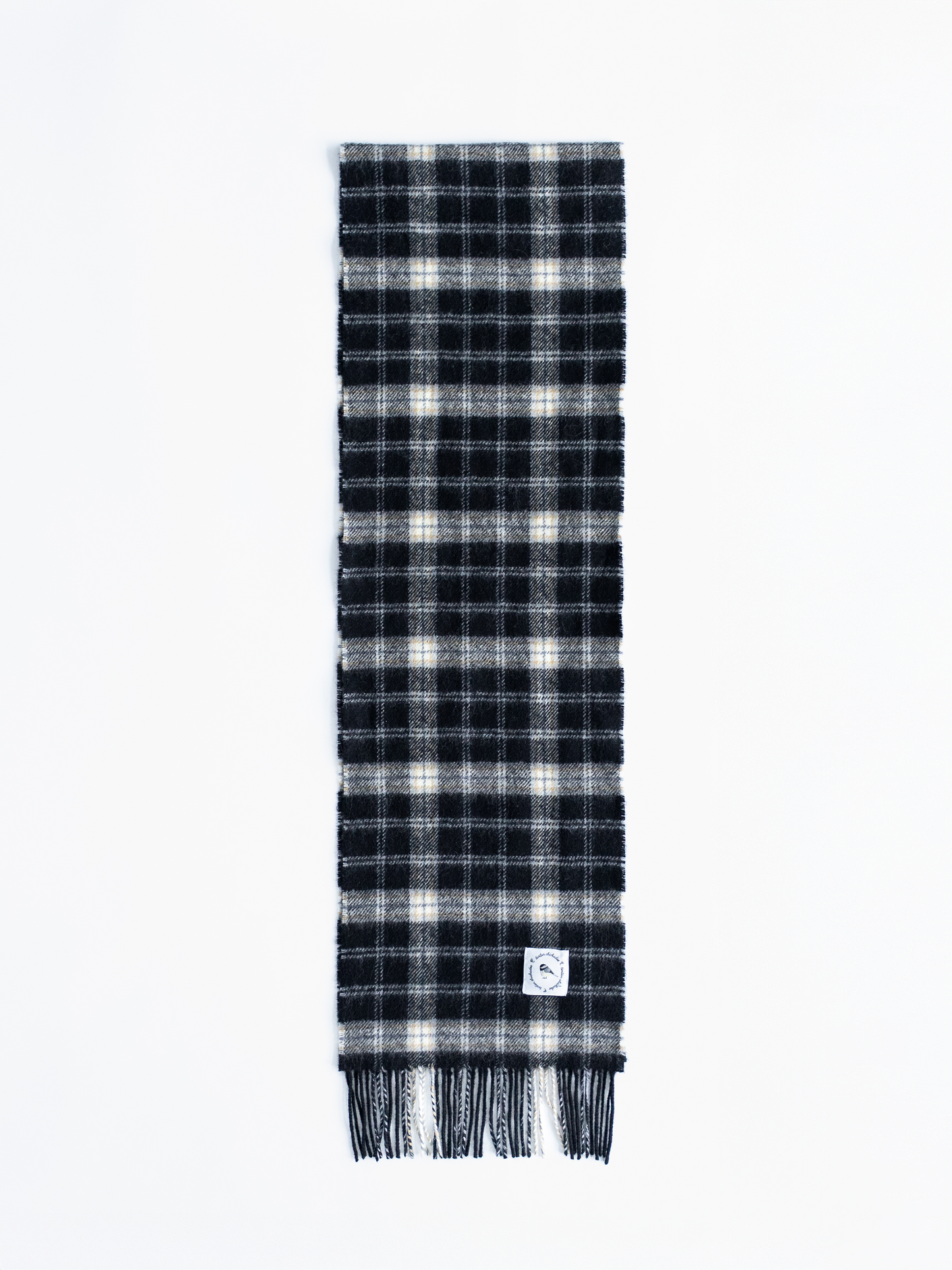 Black-Capped Chickadee Tartan Scarf