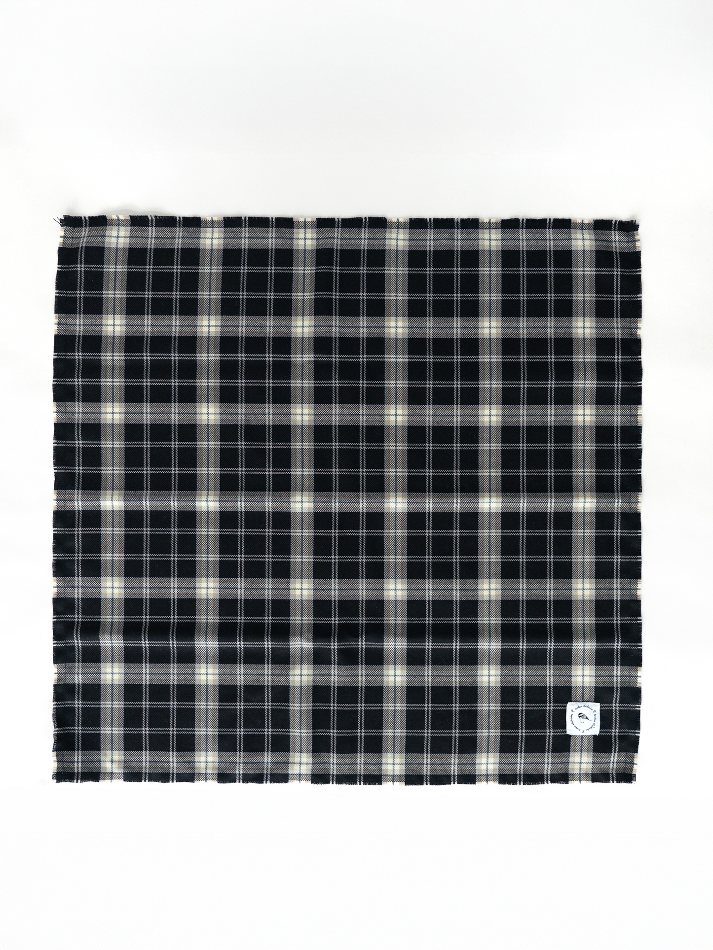 Black-Capped Chickadee Tartan Bandana