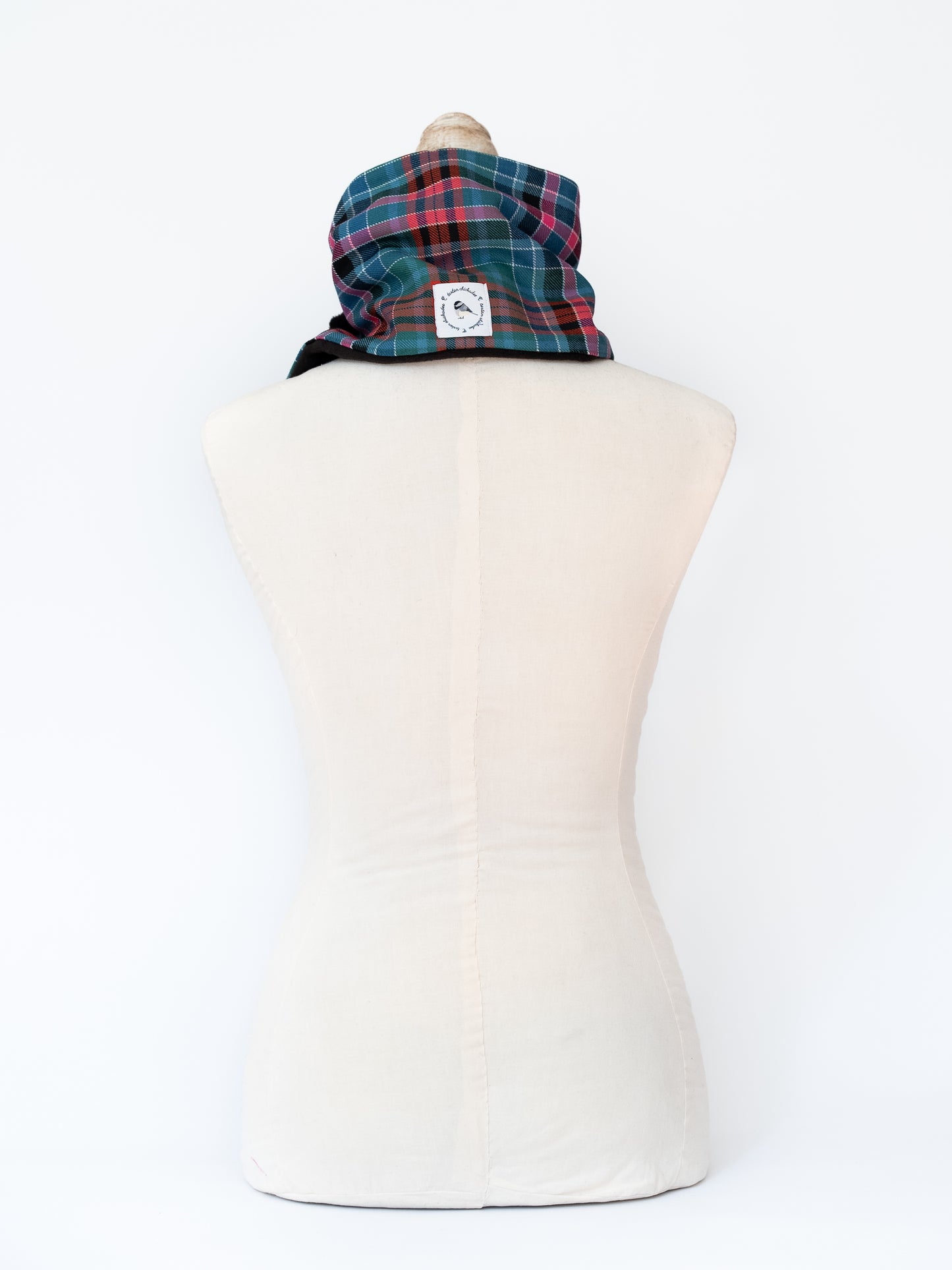 Ancient Red Gordon Tartan Neck Warmer Scarf