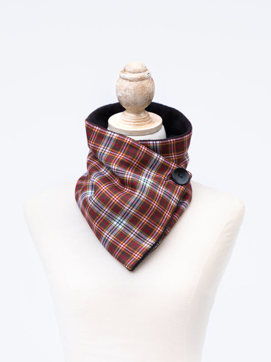 Tundra Twilight Tartan Neck Warmer Scarf