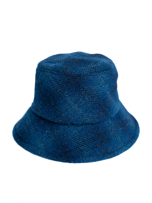 Harris Tweed® Bucket Hat - Blue Nights