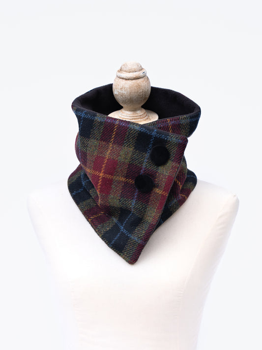 Harris Tweed® Cranberry Neck Warmer