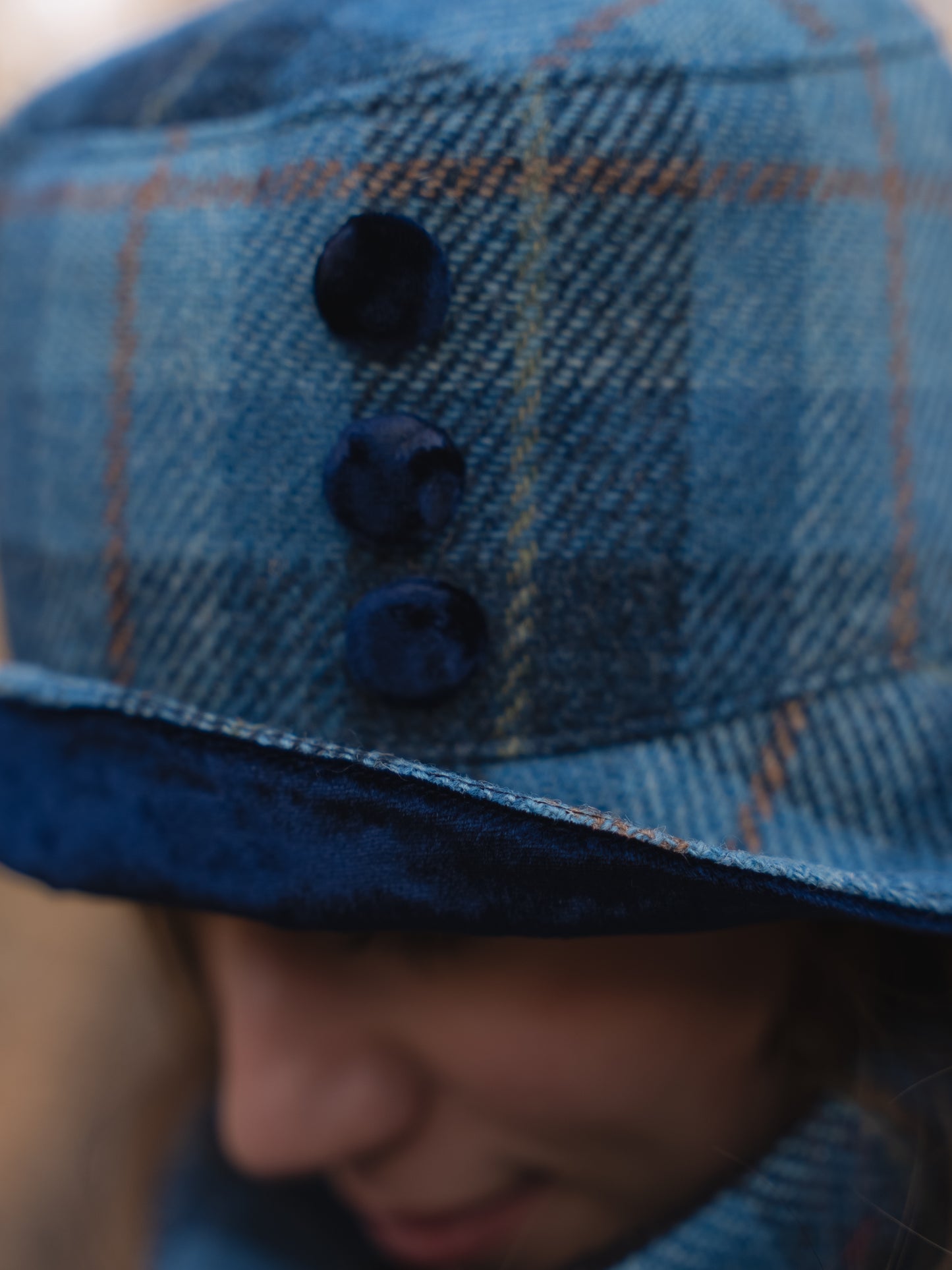 Harris Tweed®  Blue Hat - SOLD OUT
