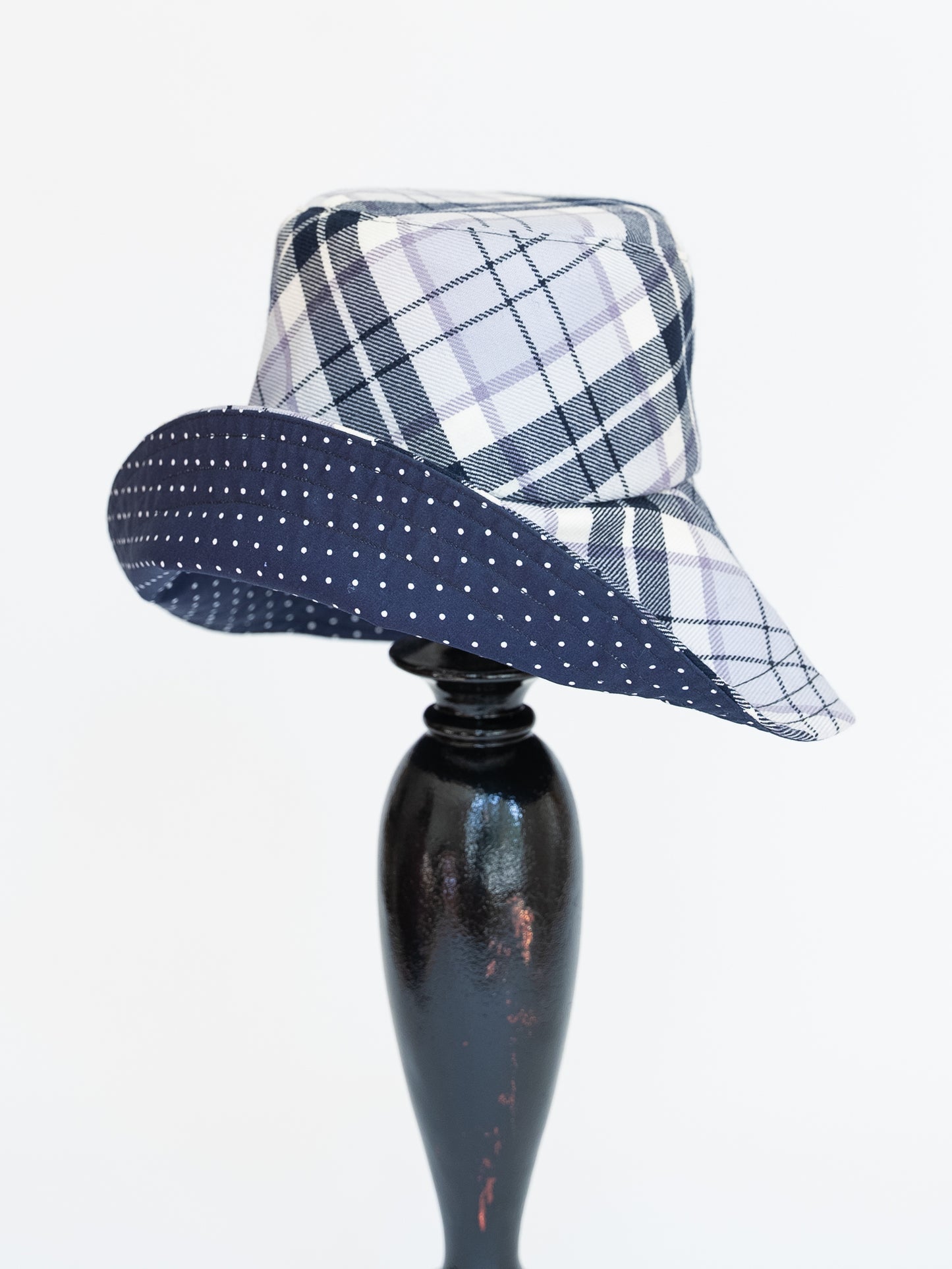 Arctic BlueBerry Tartan Bucket Hat