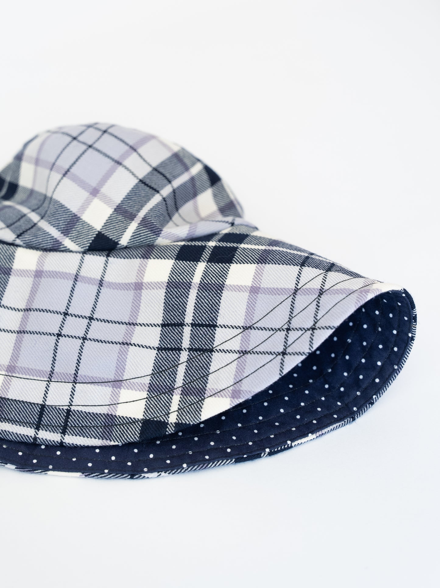 Arctic BlueBerry Tartan Bucket Hat
