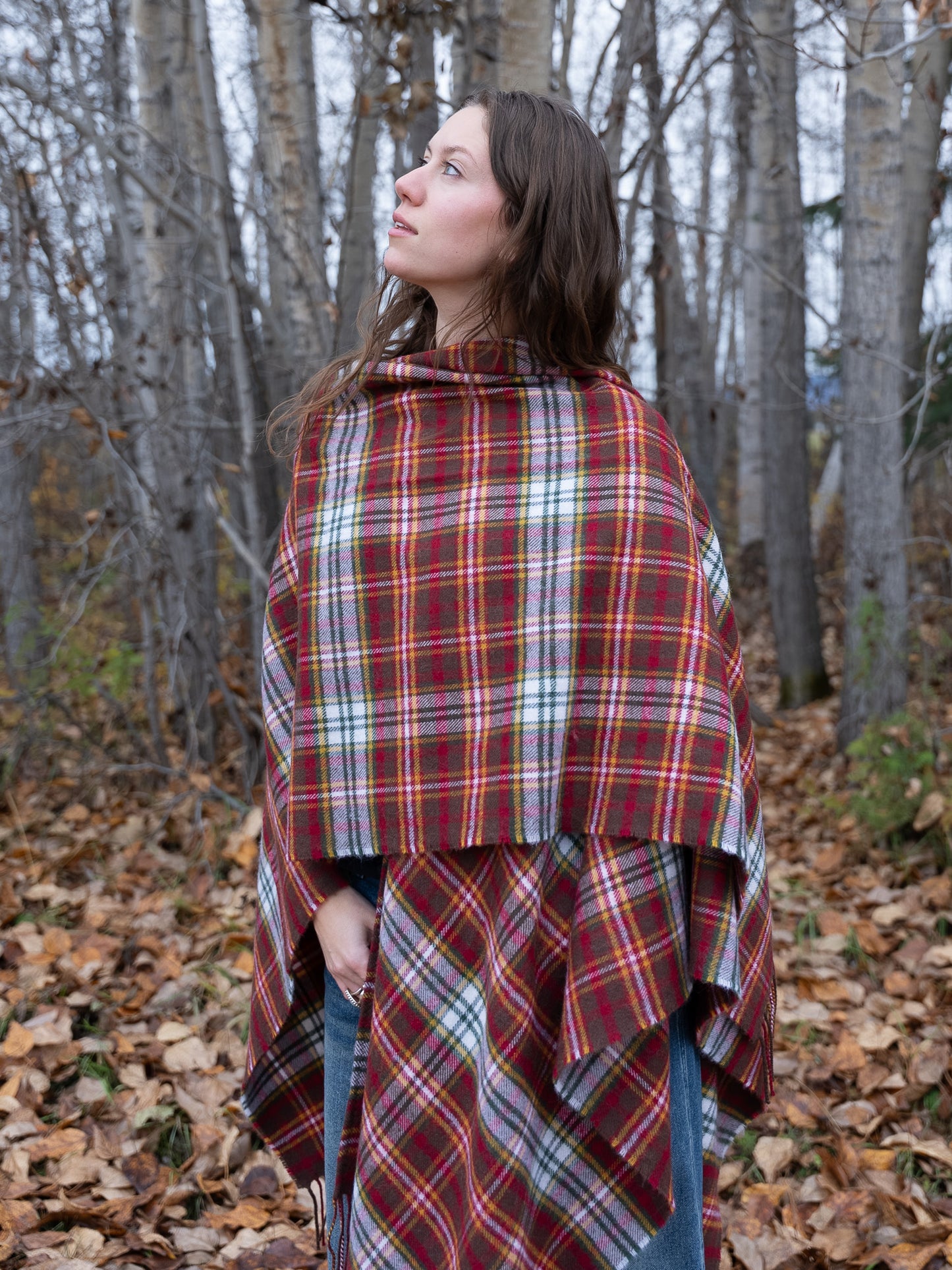 Tundra Twilight Tartan Serape